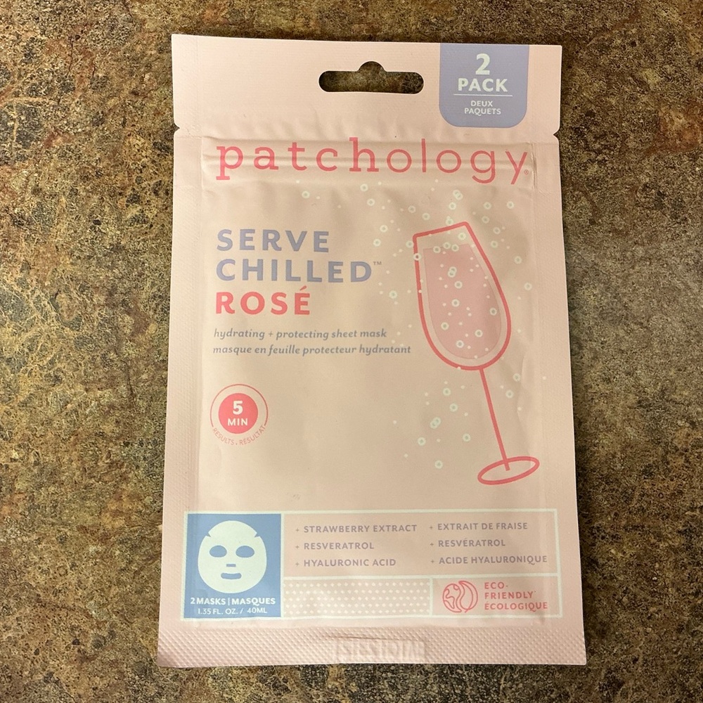 Patchology Serve Chilled Rosé Skincare Mask - Pink